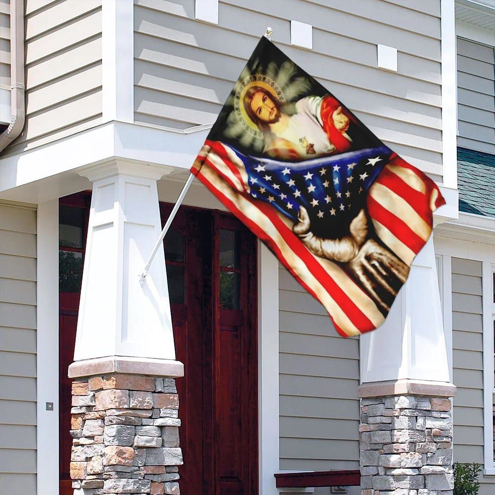 Christian Flag, America Nee House Flag, The Christian Flag, Jesus Christ Flag