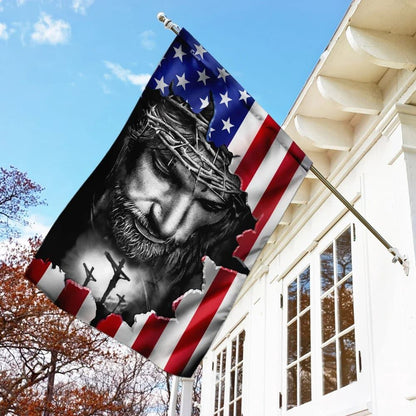 Christian Flag, Believe In Jesus Cross American House Flags, The Christian Flag, Jesus Christ Flag
