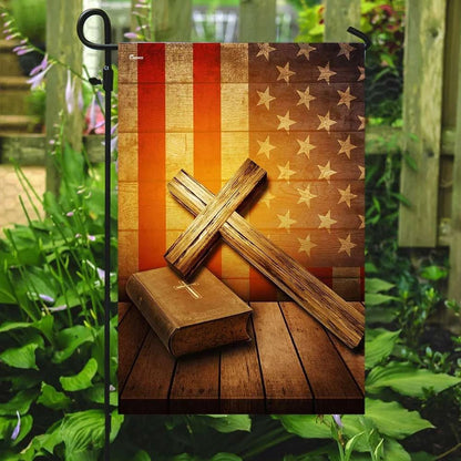 Christian Flag, Christian Cross America House Flags, The Christian Flag, Jesus Christ Flag