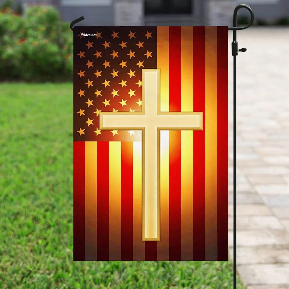 Christian Flag, Christian Cross American US House Flags, The Christian Flag, Jesus Christ Flag