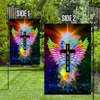 Christian Flag, Faith In Jesus Christ Flag, Outdoor Christian House Flag, The Christian Flag, Jesus Christ Flag