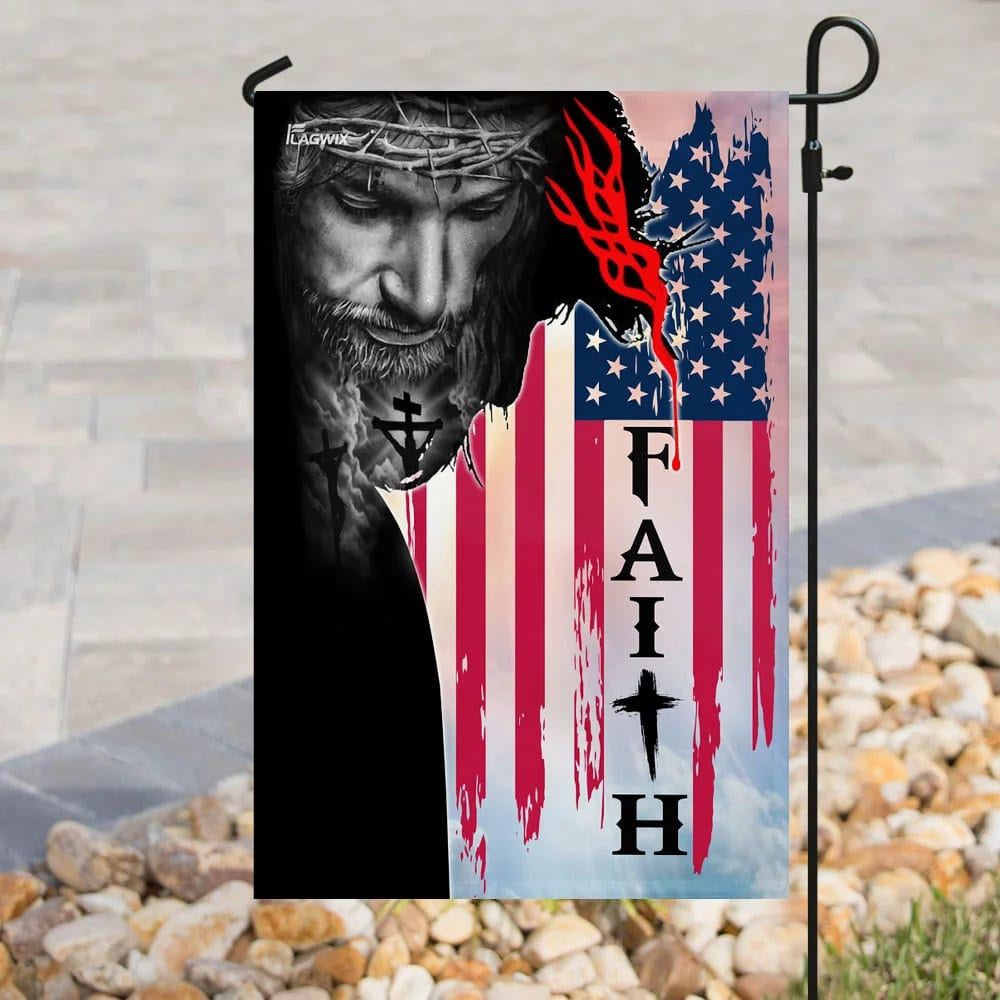Christian Flag, Faith Jesus Christ American House Flags, The Christian Flag, Jesus Christ Flag