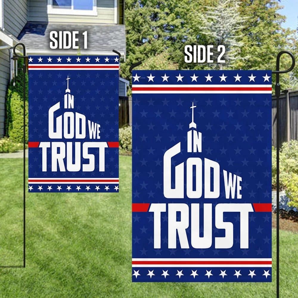 Christian Flag, In God We Trust Flag, Outdoor Christian House Flag, The Christian Flag, Jesus Christ Flag