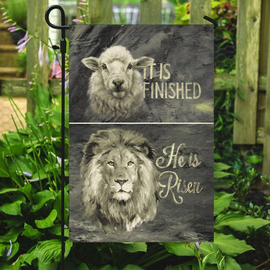 Christian Flag, It Is Finished He Is Risen Flag, Lion Flag, Christian's Flag, Garden Flag, Welcome Flag, The Christian Flag, Jesus Christ Flag