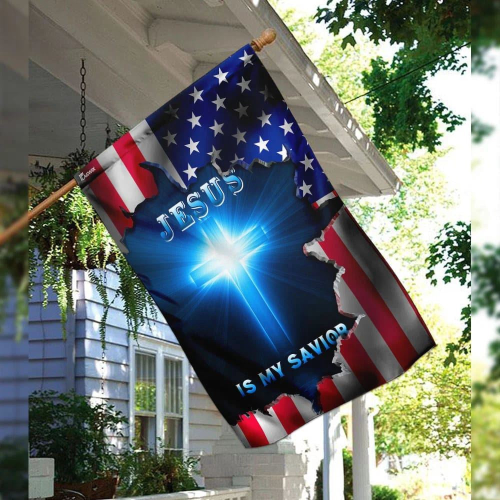 Christian Flag, Jesus American House Flags, The Christian Flag, Jesus Christ Flag