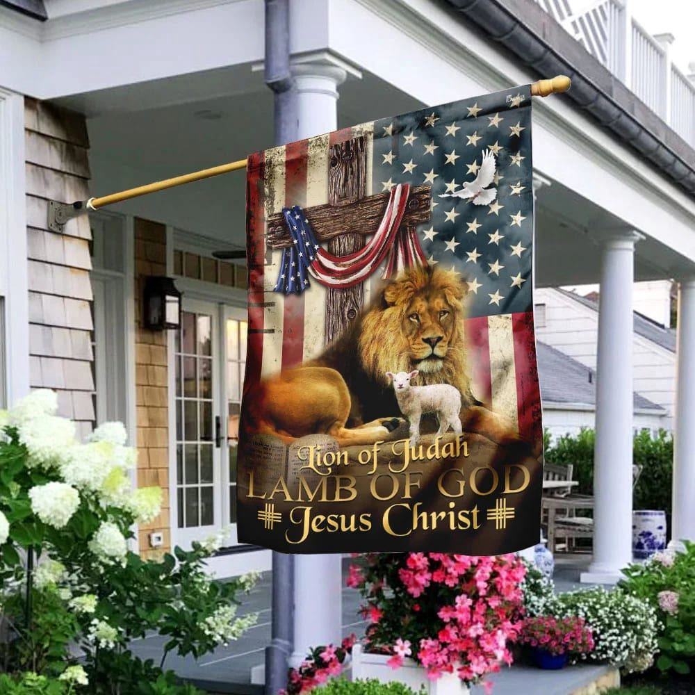 Christian Flag, Jesus Christ House Flags, The Christian Flag, Jesus Christ Flag