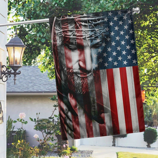Christian Flag, Jesus God American House Flags, The Christian Flag, Jesus Christ Flag