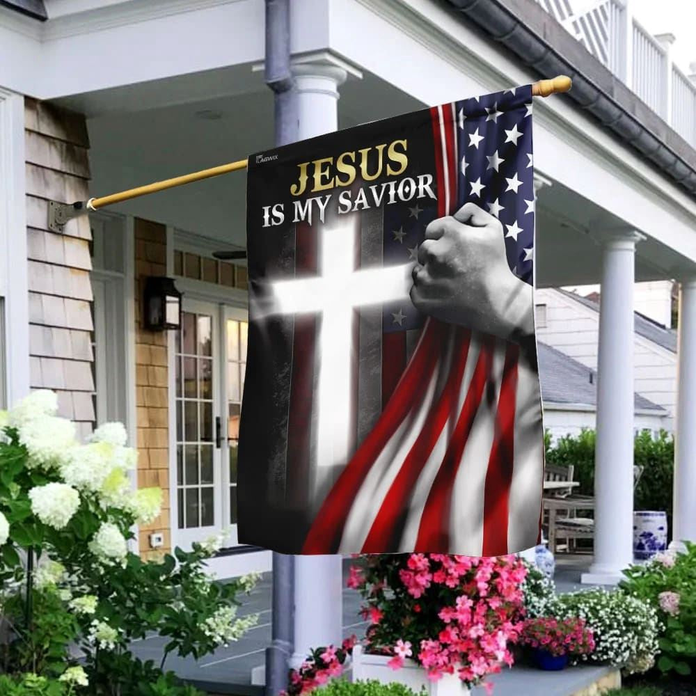 Christian Flag, Jesus Is My Savior American House Flags, Jesus Christ Flag