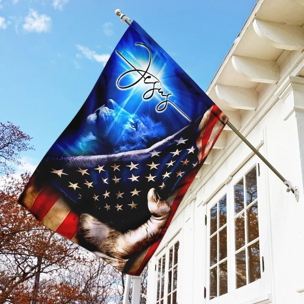 Christian Flag, Jesus My Savior Christian Cross House Flags, Jesus Christ Flag