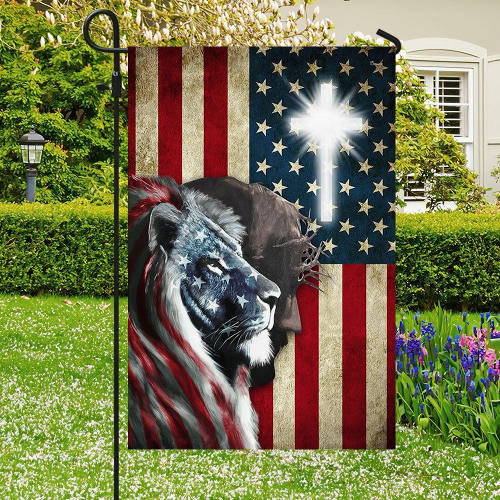 Christian Flag, Lion of Judah Jesus Christ Flag, Religious House Flags, Jesus Christ Flag