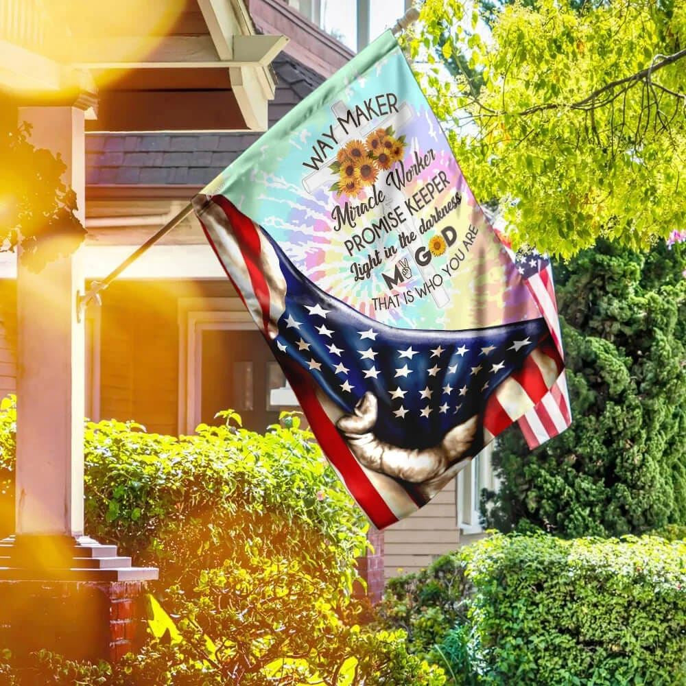 Christian Flag, Peace Jesus America House Flag, Outdoor Religious Flags, Jesus Christ Flag