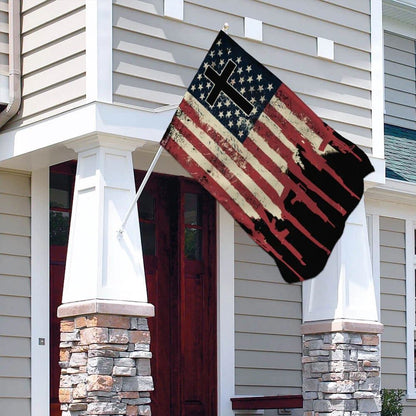Christian Flag, We The People 2nd Amendment Christian Cross US House Flags, Jesus Christ Flag