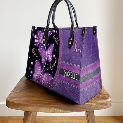 Christian Handbags, Personalized Custom Name Faith Leather Handbag, Best Mother's Day Gifts, Religious Bag, Christian Bag