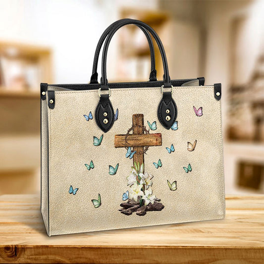 Christian Handbags, Personalized Faith I Can Only Imagine Leather Handbag, Gift For Grandmothers, Religious Bag, Christian Bag