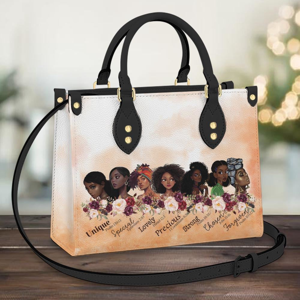 Christian Handbags, Personalized Faith You Are Leather Handbag, Gift For Grandmothers, Religious Bag, Christian Bag