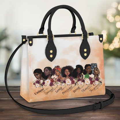 Christian Handbags, Personalized Faith You Are Leather Handbag, Gift For Grandmothers, Religious Bag, Christian Bag