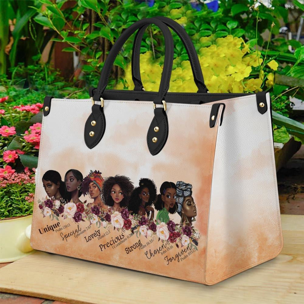 Christian Handbags, Personalized Faith You Are Leather Handbag, Gift For Grandmothers, Religious Bag, Christian Bag