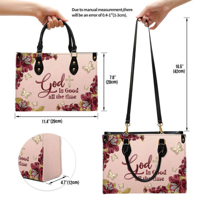 Christian Handbags, Personalized Gorgeous Christian Leather Handbag, God Is Good All The Time, Religious Bag, Christian Bag