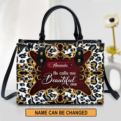 Christian Handbags, Personalized He Calls Me One Christian Leather Handbag, Religious Bag, Christian Bag
