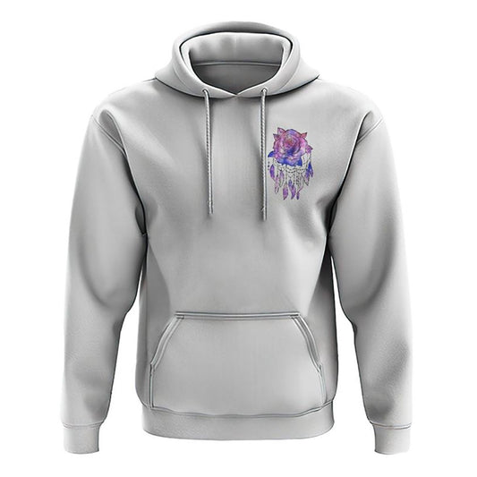 Christian Hoodie, Faith Rose Dreamcatcher All Over Print 3D Hoodie, Christian Apparel Hoodies