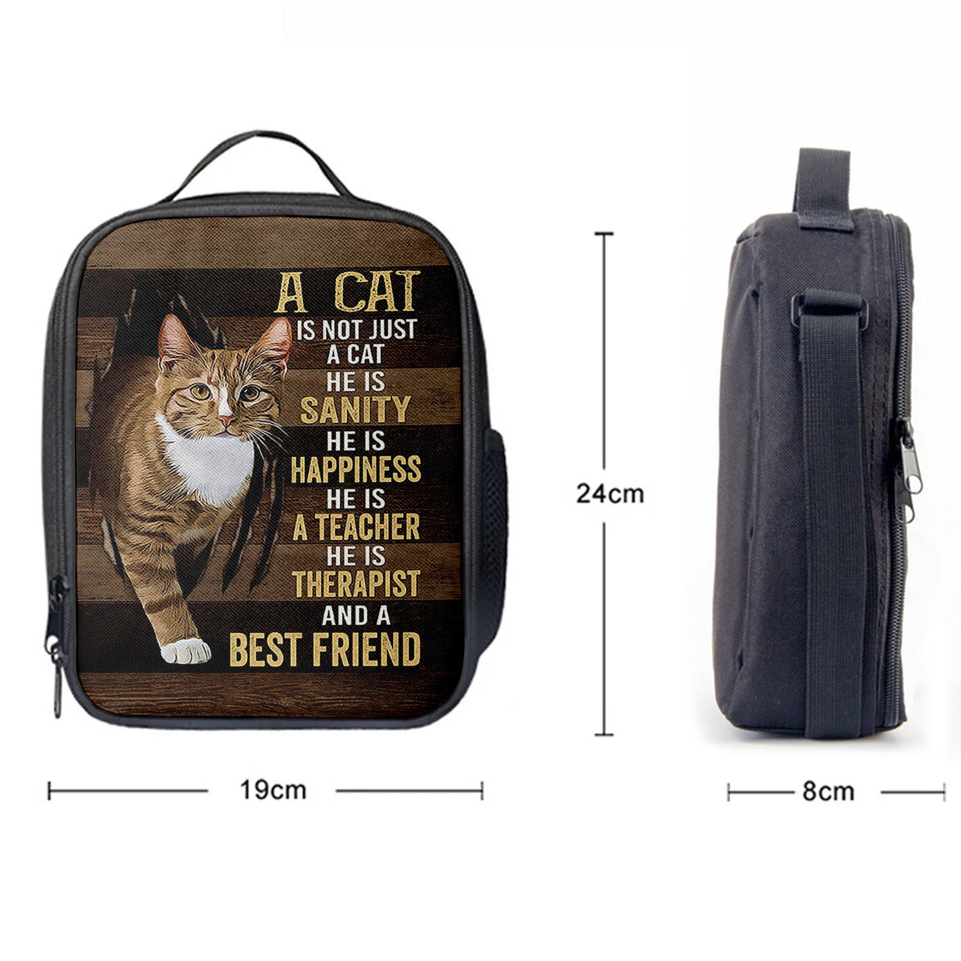 Christian Lunch Bag, A Cat Is Not Just A Cat Lunchbag, Lunch Bag, Lunch Bags For Adults