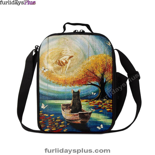 Christian Lunch Bag, Lunch Bag, Jesus Hand German Shepherd Dog Lunch Bag, Lunch Bags For Adults