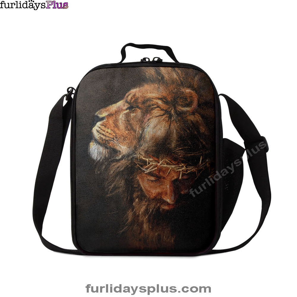 Christian Lunch Bag, Lunch Bag, Jesus Lion Head Lunch Bag, Lunch Bags For Adults