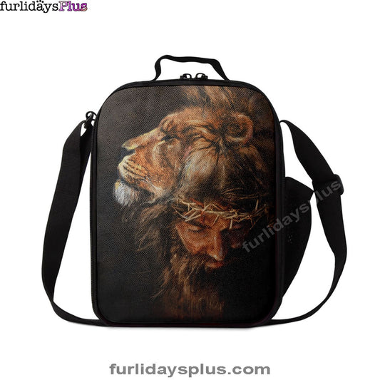 Christian Lunch Bag, Lunch Bag, Jesus Lion Head Lunch Bag, Lunch Bags For Adults