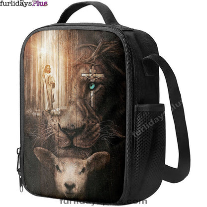 Christian Lunch Bag, Lunch Bag, Jesus Lion & Lamb Lunch Bag, Jesus Lunch Bag, Lunch Bags For Adults