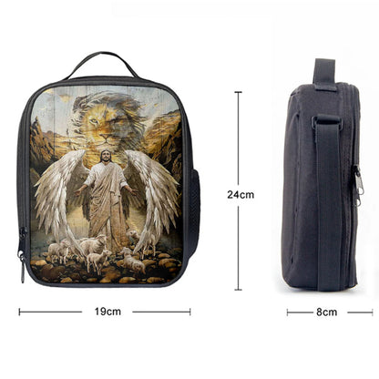 Christian Lunch Bag, Lunch Bag, Jesus Lord Wings Lion Of Judah Lambs Of God Lunch Bag, Lunch Bags For Adults