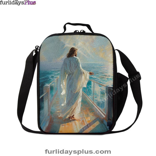 Christian Lunch Bag, Lunch Bag, Jesus Oil Painting Lunchbag, Lunch Bags For Adults