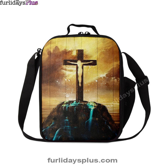 Christian Lunch Bag, Lunch Bag, Jesus On The Cross Lunch Bag, Lunch Bags For Adults