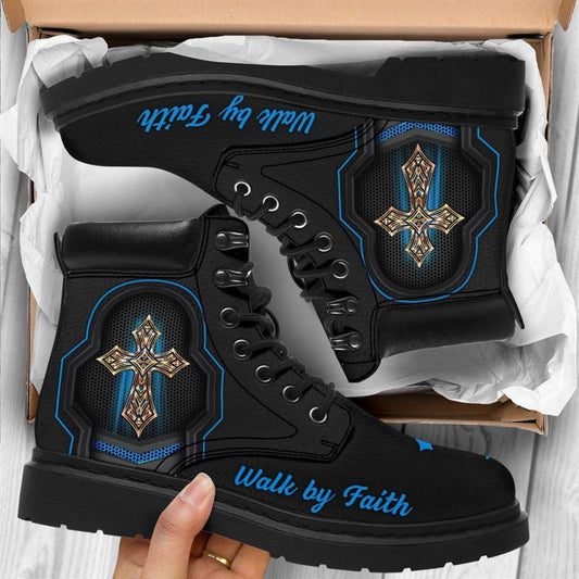 Christian Shoes, Christian Boots, Jesus Walk By Faith Art Boots, Jesus Christ Shoes, Jesus Shoes, Jesus Boots