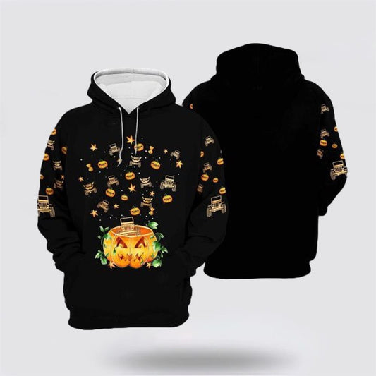 Christmas 3D Hoodie, Pumpkin Halloween Christmas All Over Print 3D Hoodie