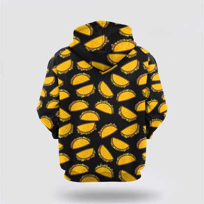 Christmas 3D Hoodie, Taco Cat All Over Print 3D Hoodie