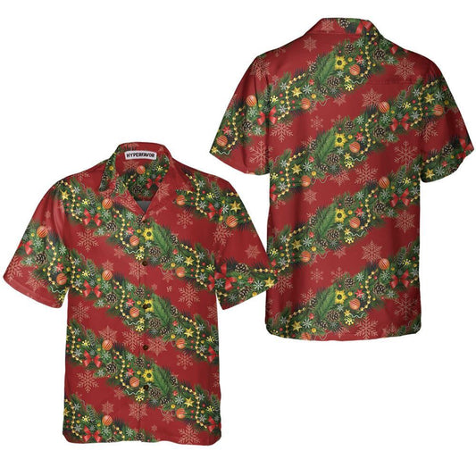 Christmas Decorations With Snowflakes Christmas Hawaiian Shirt, Xmas Hawaiian Shirts