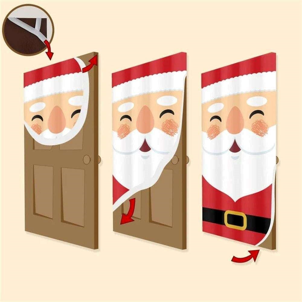 Christmas Door Cover, Cattle Christmas You And Me We Got This Door Cover, Front Door Christmas Cover, Xmas Door Covers