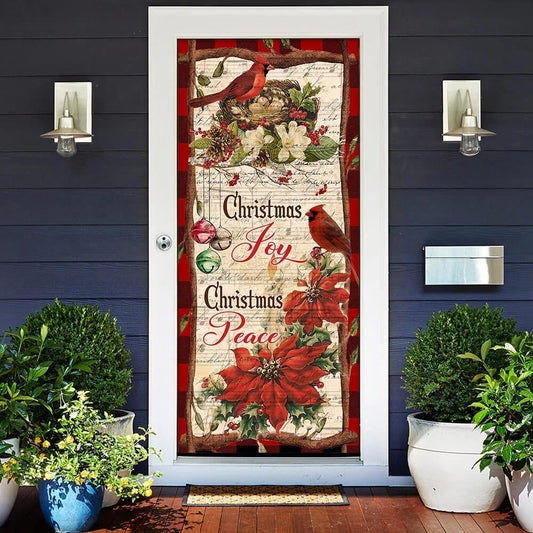 Christmas Door Cover, Christmas Joy Christmas Peace Door Cover, Door Christmas Cover, Xmas Door Covers