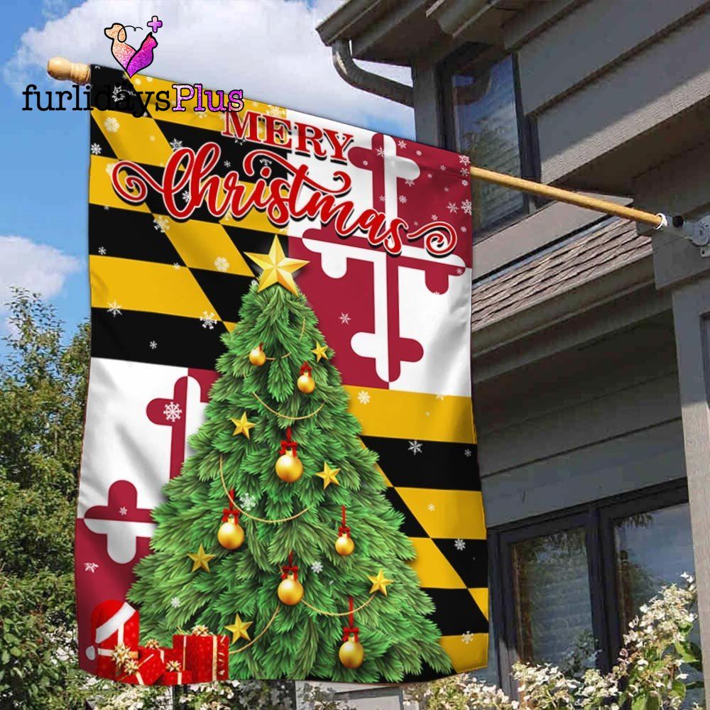 Christmas Flag, Maryland Christmas Flag