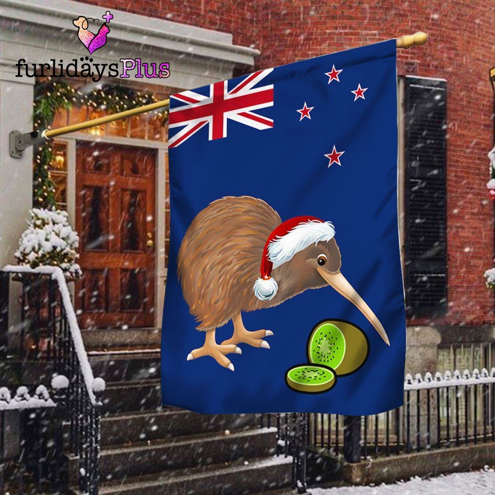 Christmas Flag, New Zealand Christmas Flag Kiwi Bird