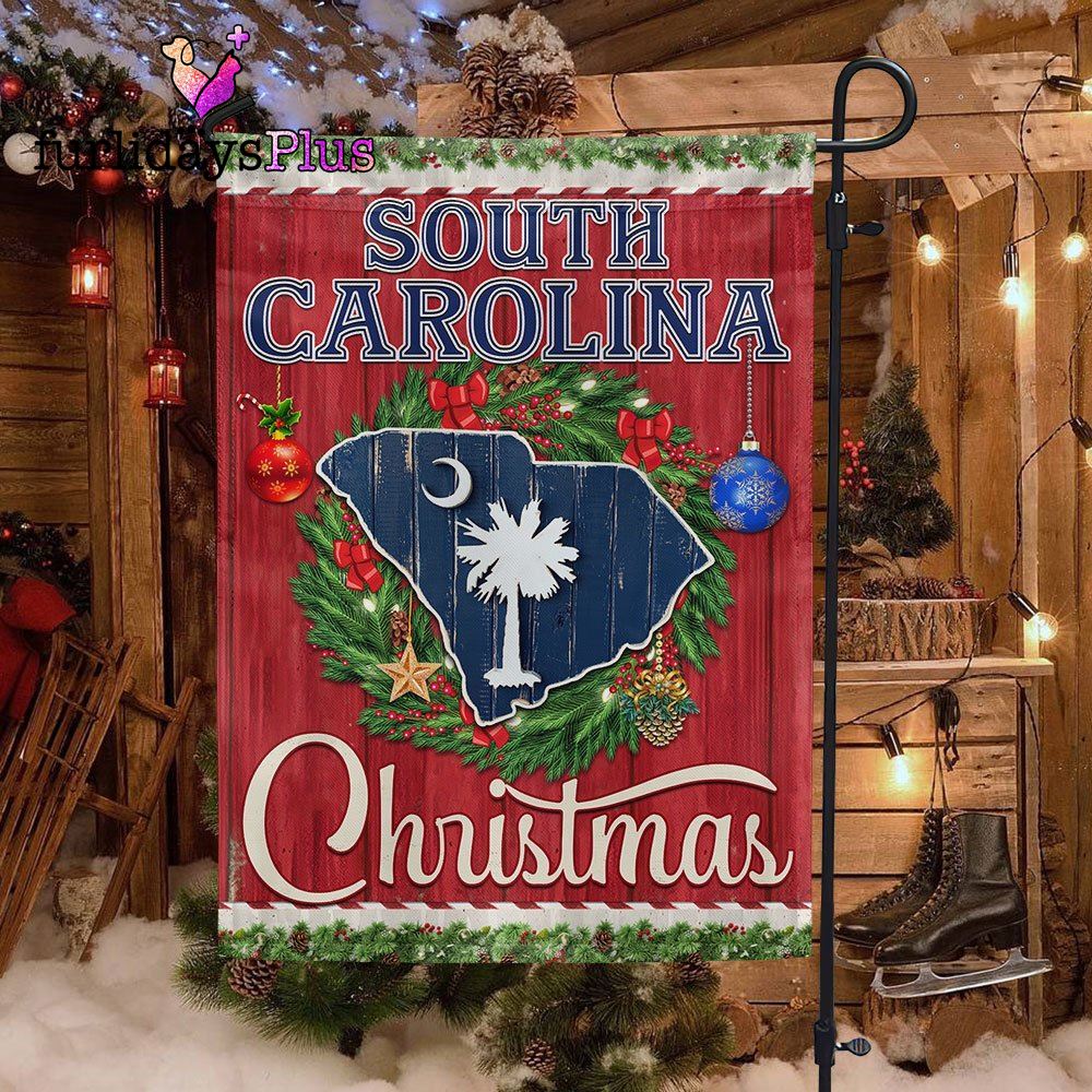 Christmas Flag, South Carolina Christmas Flag Merry Christmas