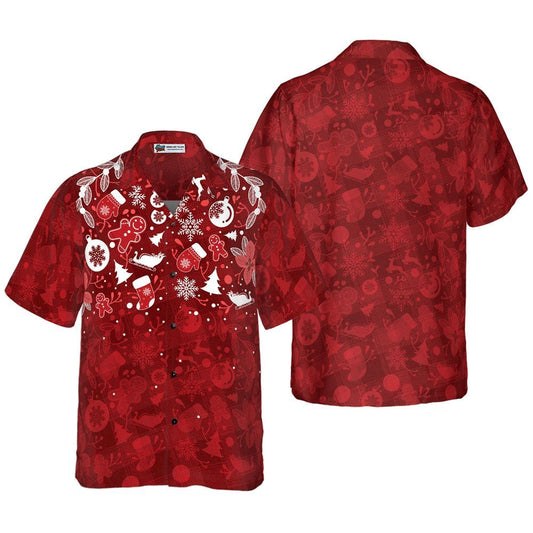 Christmas Ginger Bread Man Hawaiian Shirt, Xmas Hawaiian Shirts
