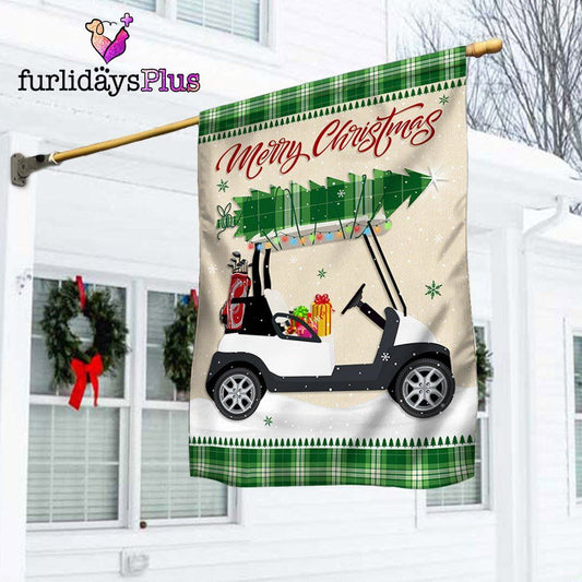 Christmas Golf Cart Flag HohoHole