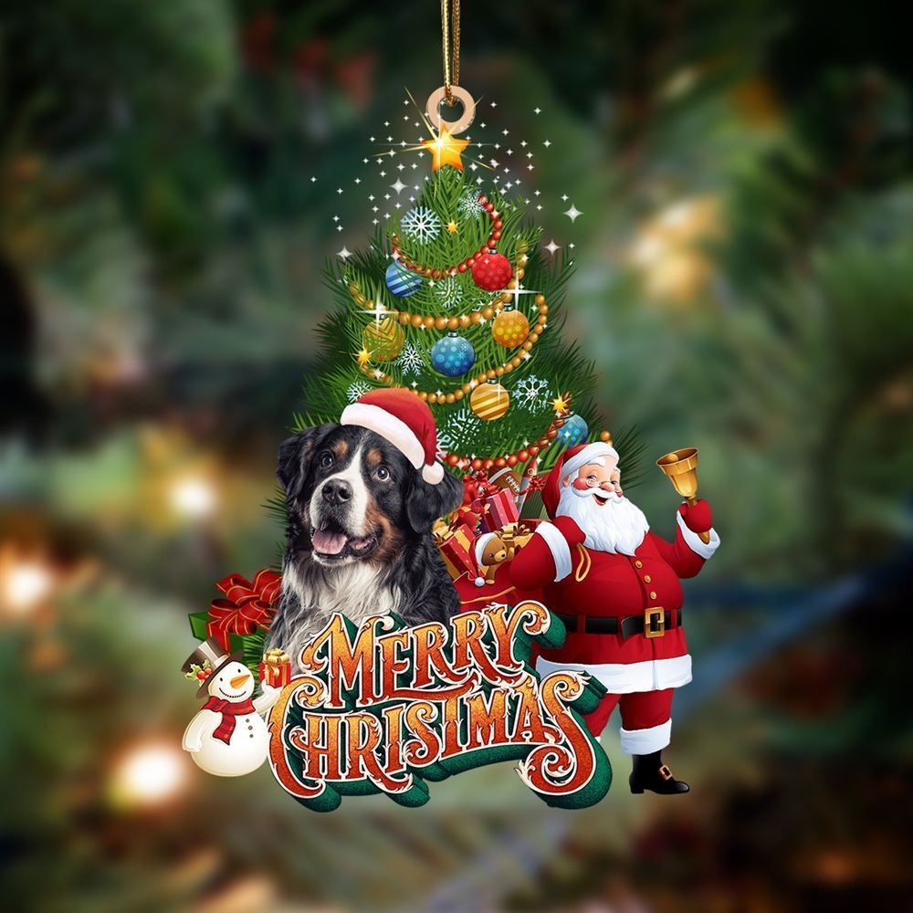Christmas Ornaments, Bernese Mountain Christmas Tree And Dog Hanging Christmas Ornaments, Christmas Ornaments 2023
