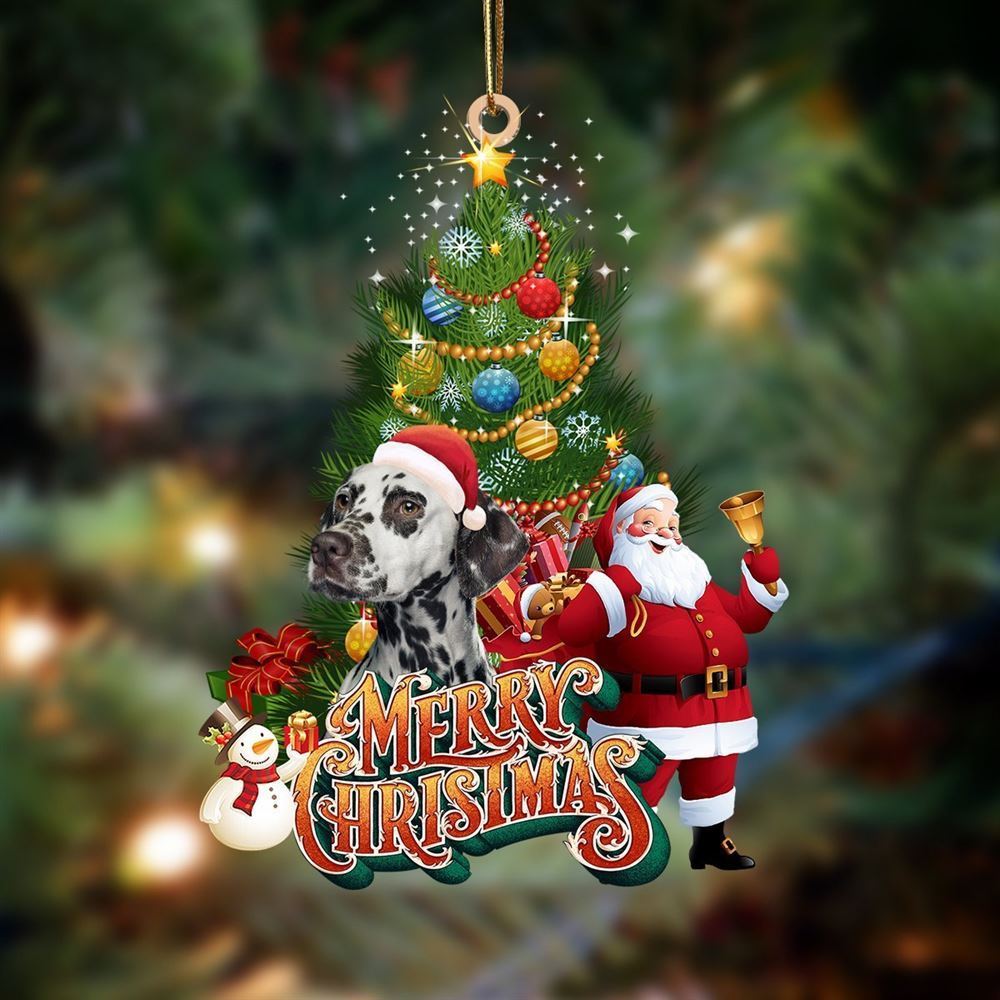 Christmas Ornaments, Dalmatian 2 Christmas Tree And Dog Hanging Christmas Ornaments, Christmas Ornaments 2023