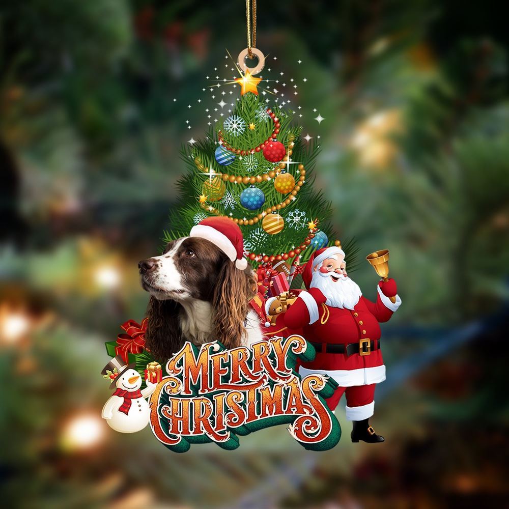 Christmas Ornaments, English Springer Spaniel Christmas Tree And Dog Hanging Christmas Ornaments, Christmas Ornaments 2023