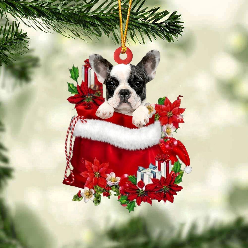 Christmas Ornaments, French Bulldog 02 In Gift Bag Christmas Ornaments, Christmas Ornaments 2023