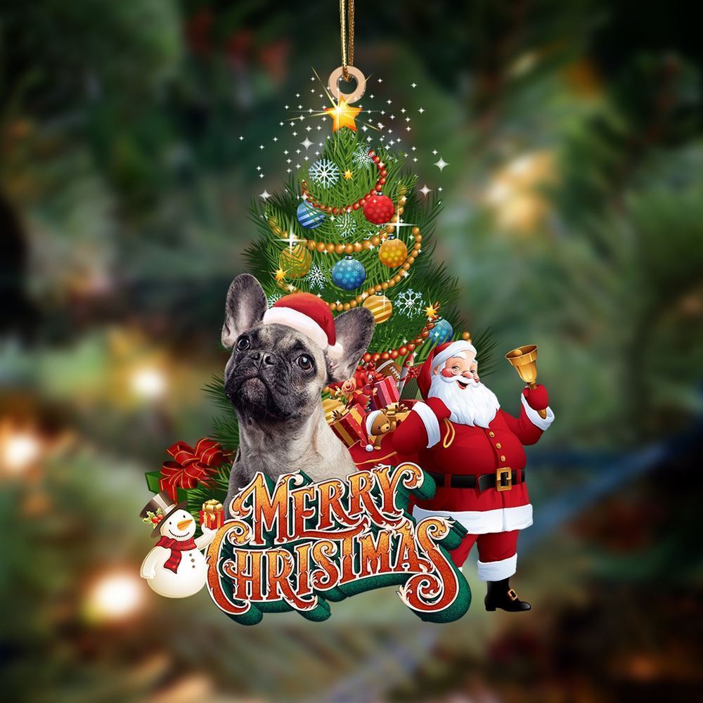 Christmas Ornaments, French Bulldog 1 Christmas Tree And Dog Hanging Christmas Ornaments, Christmas Ornaments 2023