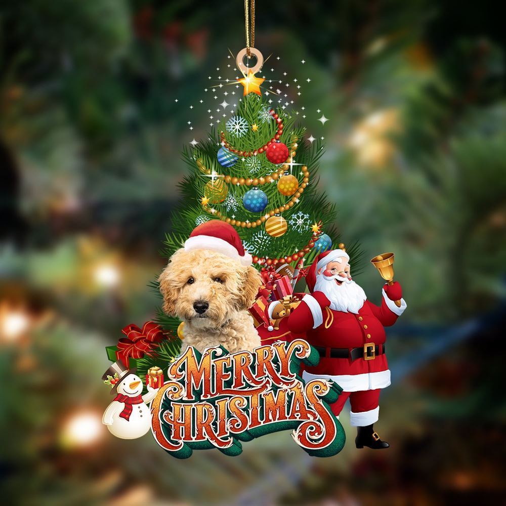 Christmas Ornaments, Goldendoodle 3 Christmas Tree And Dog Hanging Christmas Ornaments, Christmas Ornaments 2023