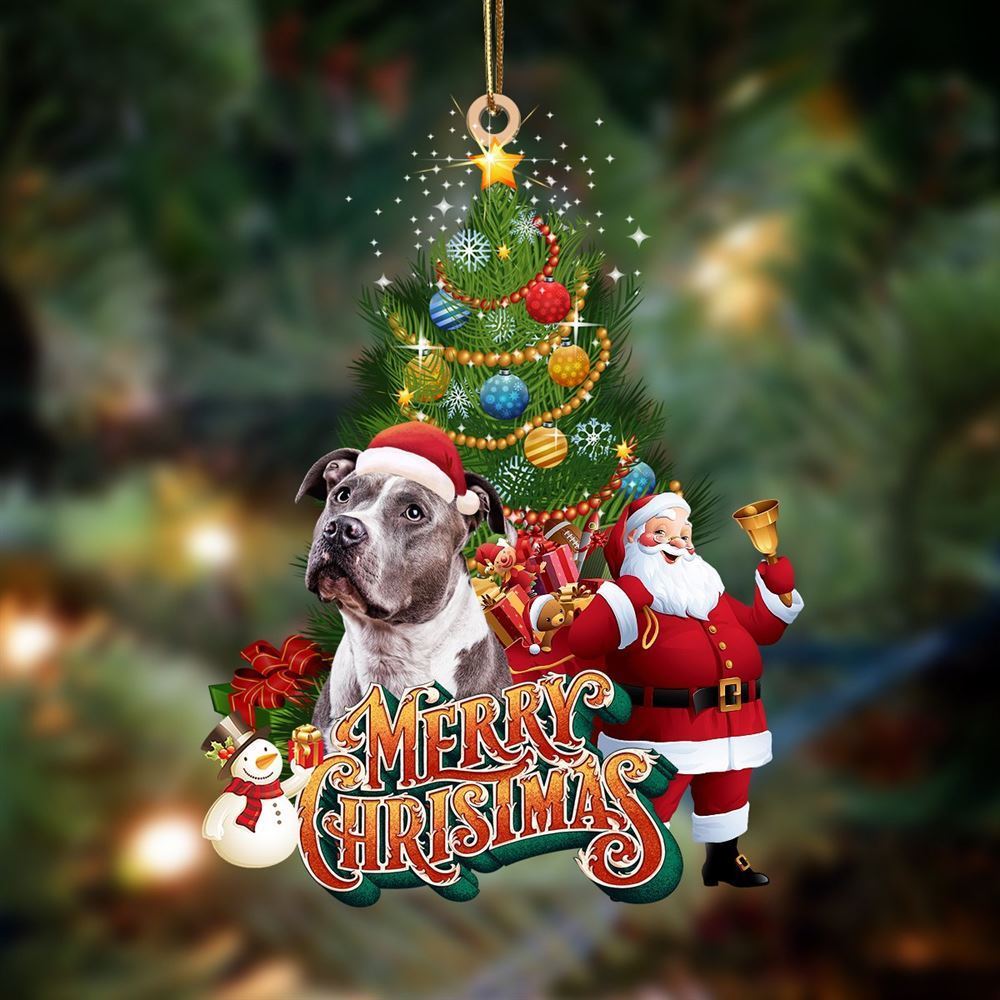 Christmas Ornaments, Pitbull 4 Christmas Tree And Dog Hanging Christmas Ornaments, Christmas Ornaments 2023